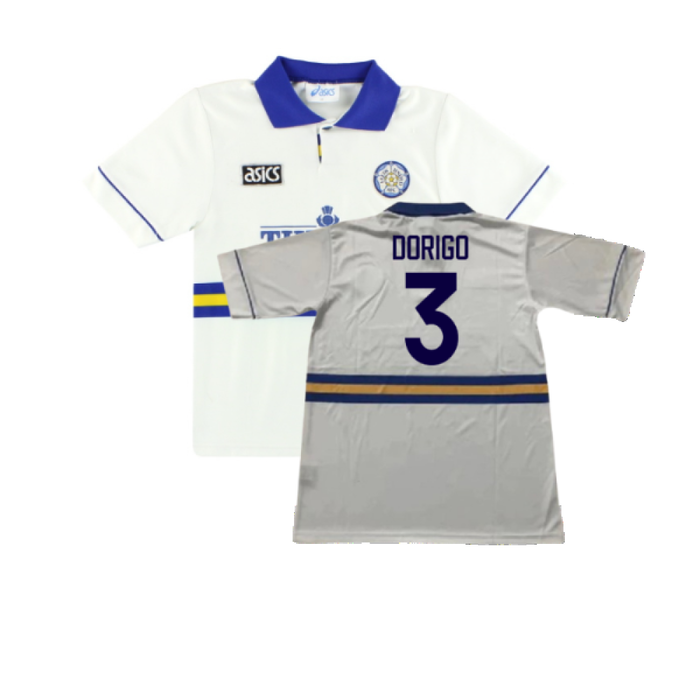 Leeds United 1993-95 Home Shirt (L) (Excellent) (Dorigo 3)