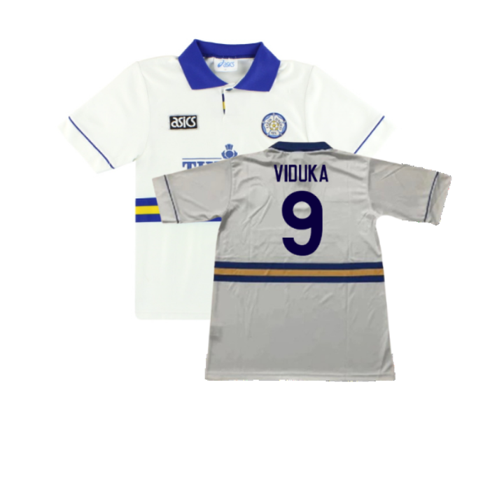 Leeds United 1993-95 Home Shirt (L) (Excellent) (VIDUKA 9)