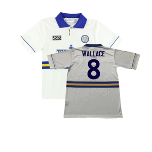 Leeds United 1993-95 Home Shirt (L) (Excellent) (Wallace 8)_0