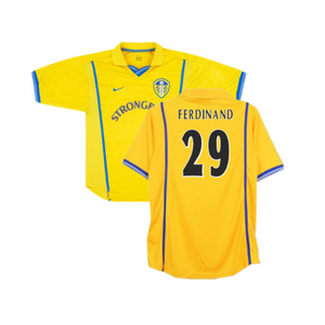 Leeds United 2000-02 Away Shirt (Excellent) (Ferdinand 29)_0