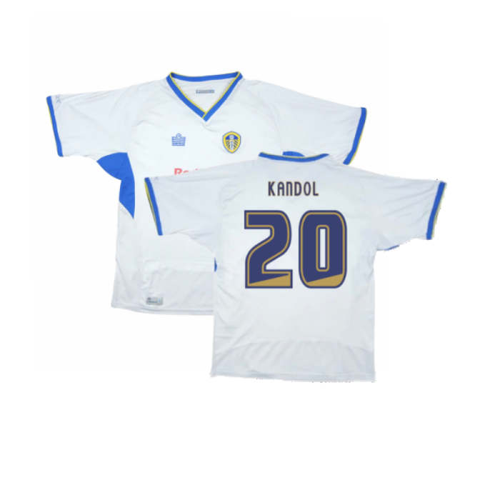 Leeds United 2007-08 Home Shirt (L) (Good) (Kandol 20)