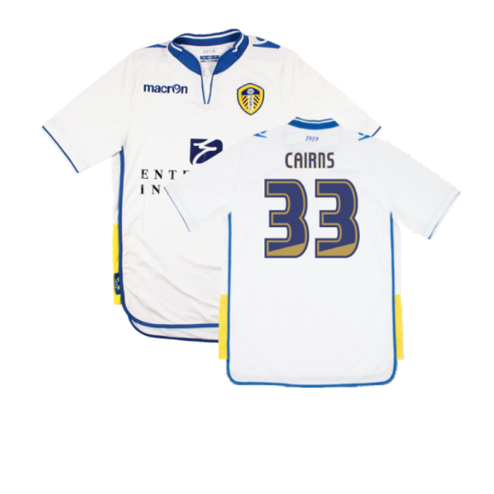 Leeds United 2012-13 Home Shirt (XL) (Mint) (Cairns 33)