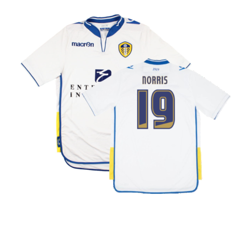 Leeds United 2012-13 Home Shirt (XL) (Mint) (Norris 19)_0