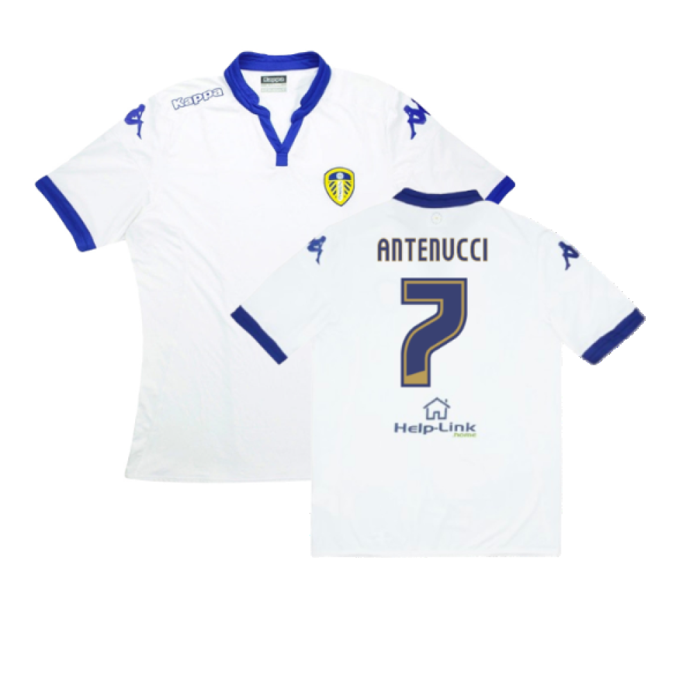 Leeds United 2015-16 Home Shirt (L) (Very Good) (Antenucci 7)_0