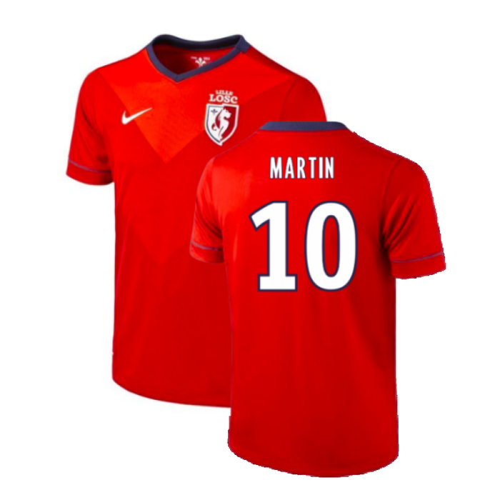 Lille 2014-15 Home Shirt (L) (Very Good) (Martin 10)