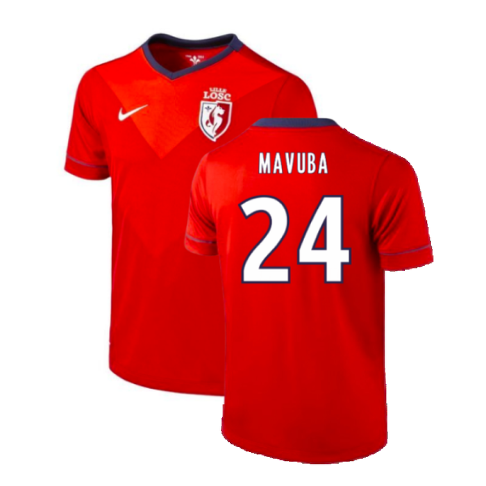 Lille 2014-15 Home Shirt (L) (Very Good) (Mavuba 24)