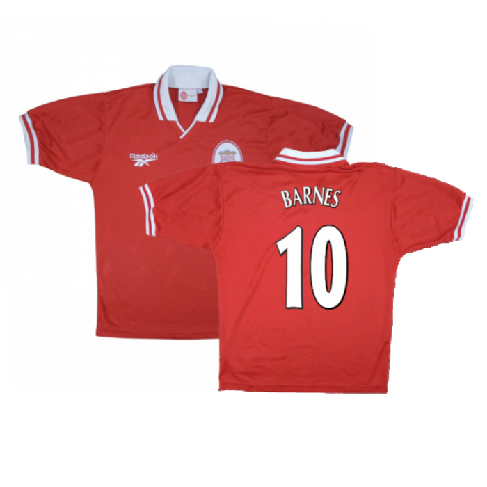 Liverpool 1996-98 Home Shirt (Excellent) (BARNES 10)