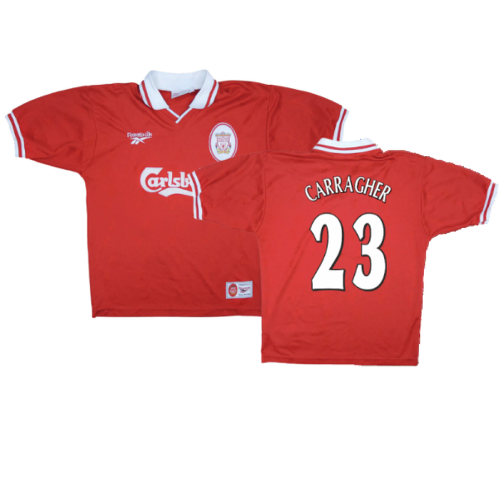 Liverpool 1996-98 Home Shirt (L) (Very Good) (CARRAGHER 23)