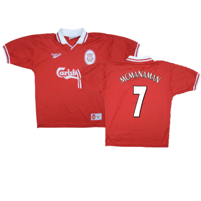 Liverpool 1996-98 Home Shirt (S) (Excellent) (MCMANAMAN 7)