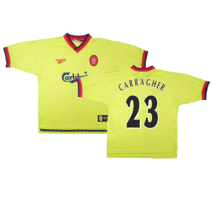 Liverpool 1997-98 Away Shirt (XXL) (CARRAGHER 23) (Excellent)