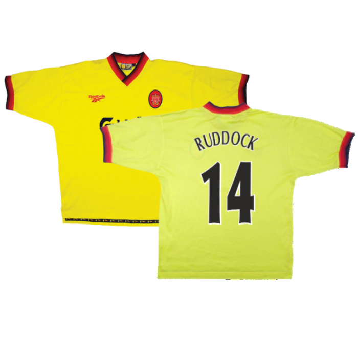 Liverpool 1997-99 Away Shirt (XL) (Excellent) (RUDDOCK 14)