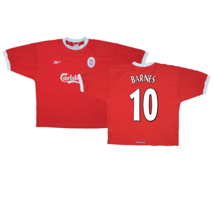 Liverpool 1998-00 Home Shirt (M) (Very Good) (BARNES 10)