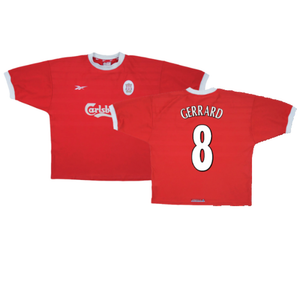 Liverpool 1998-00 Home Shirt (XXL) (Very Good) (GERRARD 8)_0