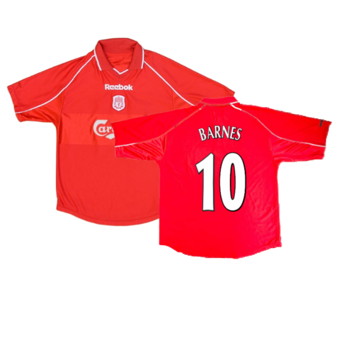 Liverpool 2000-2002 Home Shirt (L) (Excellent) (BARNES 10)