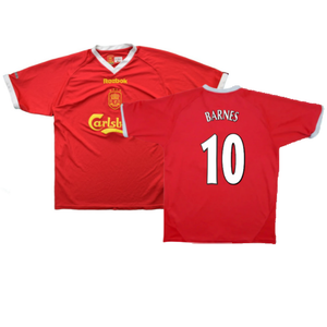 Liverpool 2001-03 European Home Shirt (M) (Excellent) (BARNES 10)_0