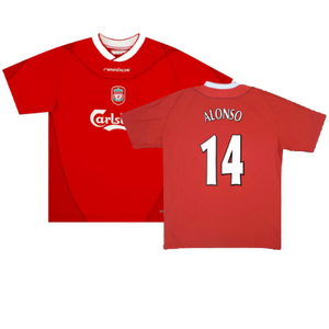 Liverpool 2002-04 Home Shirt (Very Good) (ALONSO 14)_0