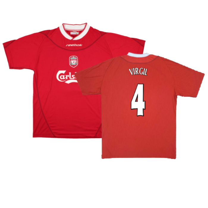 Liverpool 2002-04 Home Shirt (XL) (Excellent) (Virgil 4)