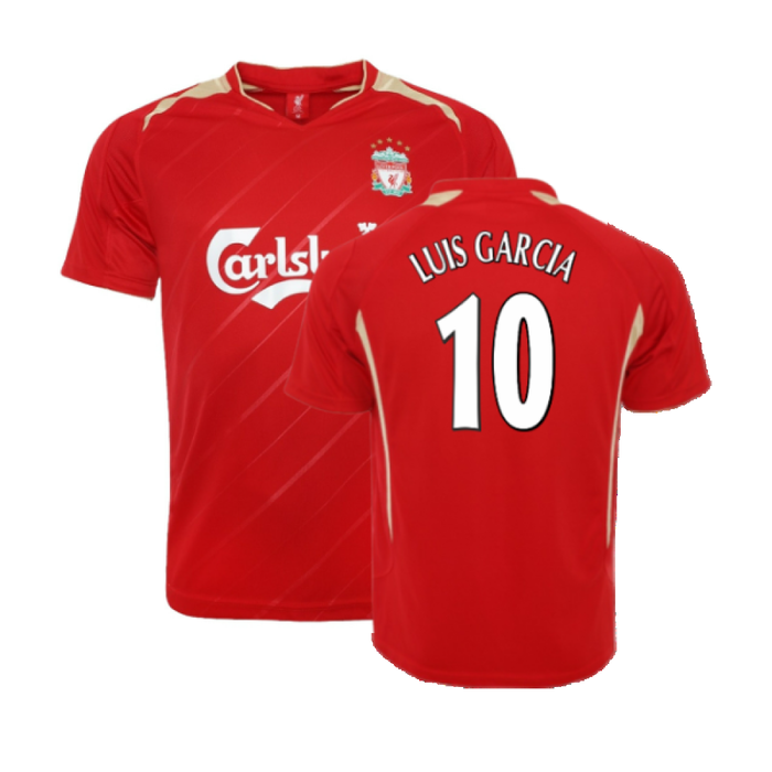 Liverpool 2005-06 Retro European Home Shirt (L) (Luis Garcia 10) (Excellent)