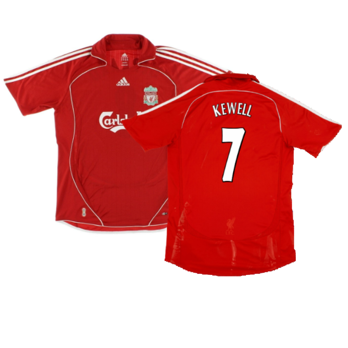 Liverpool 2006-08 Home Shirt (Very Good) (KEWELL 7)