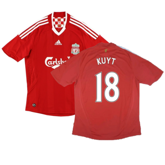 Liverpool 2008-10 Home Shirt (Excellent) (Kuyt 18)