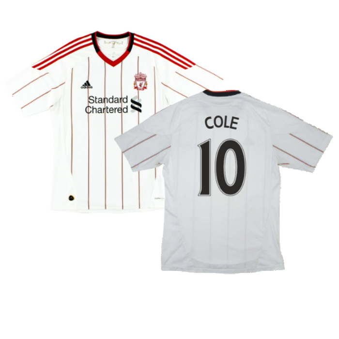 Liverpool 2010-11 Away Shirt (2XL) (Good) (Cole 10)