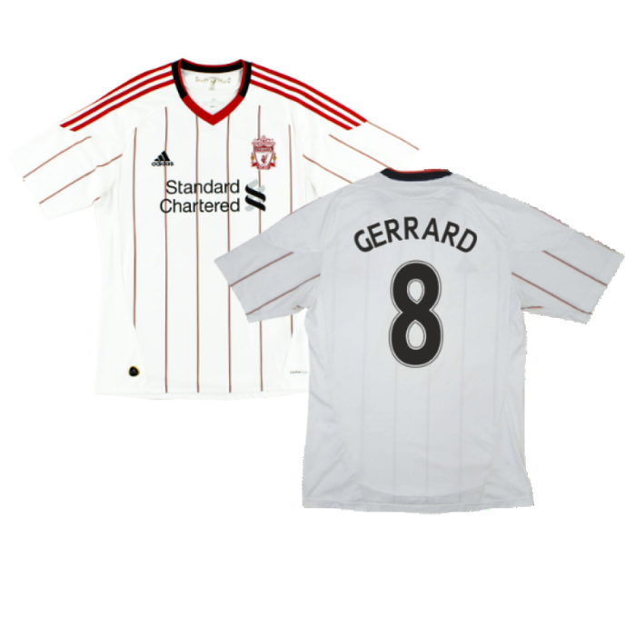 Liverpool 2010-11 Away Shirt (XL) (Excellent) (GERRARD 8)