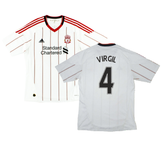 Liverpool 2010-11 Away Shirt (2XL) (Good) (VIRGIL 4)_0