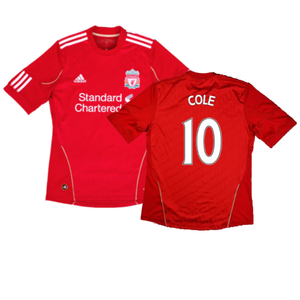 Liverpool 2010-12 Home Shirt (L) (Very Good) (Cole 10)_0