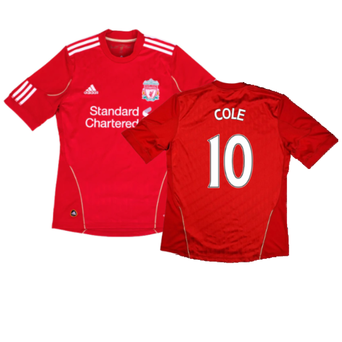 Liverpool 2010-12 Home Shirt (L) (Very Good) (Cole 10)