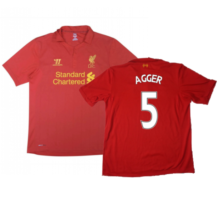 Liverpool 2012-13 Home Shirt (M) (Excellent) (Agger 5)