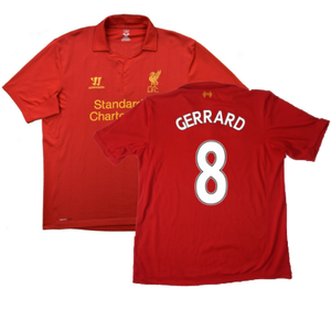 Liverpool 2012-13 Home Shirt (Medium) (Excellent) (Gerrard 8)_0