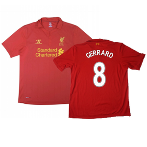 Liverpool 2012-13 Home Shirt (M) (Excellent) (Gerrard 8)_0