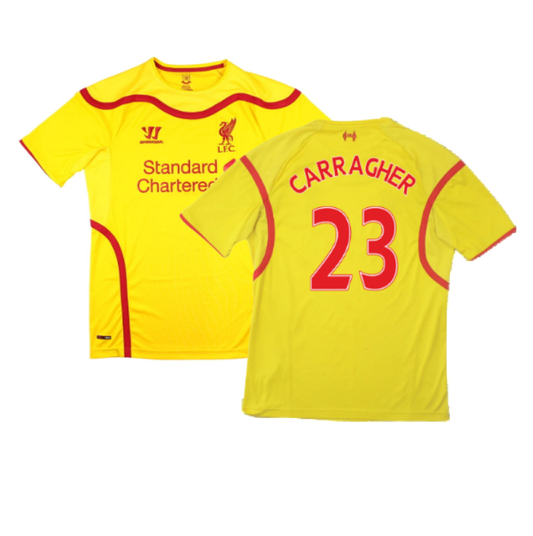 Liverpool 2014-15 Away Shirt (XXL) (Good) (Carragher 23)_0