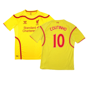 Liverpool 2014-15 Away Shirt (XXL) (Good) (COUTINHO 10)_0