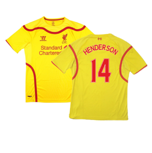 Liverpool 2014-15 Away Shirt (M) (Excellent) (HENDERSON 14)_0