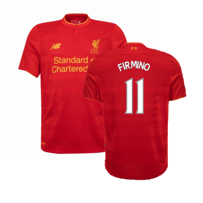 Liverpool 2016-17 Home Shirt (Excellent) (Firmino 11)