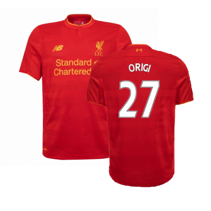 Liverpool 2016-17 Home Shirt (L) (Excellent) (Origi 27)