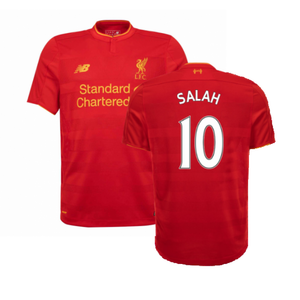 Liverpool 2016-17 Home Shirt (S) (Very Good) (Salah 10)_0