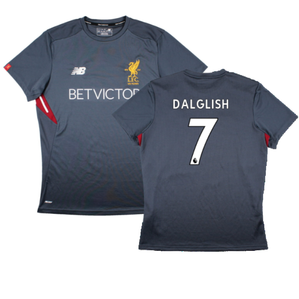 Liverpool 2017-18 New Balance Training Shirt (L) (Dalglish 7) (Excellent)_0