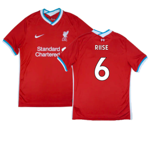 Liverpool 2020-21 Home Shirt (S) (Mint) (RIISE 6)_0