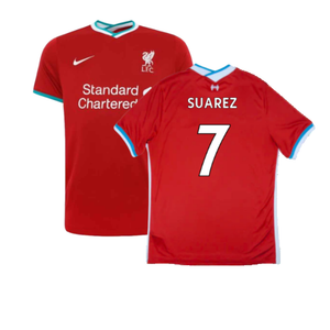 Liverpool 2020-21 Home Shirt (Excellent) (SUAREZ 7)_0