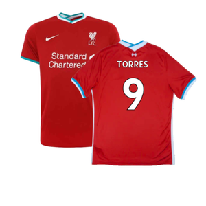 Liverpool 2020-21 Home Shirt (Excellent) (TORRES 9)_0