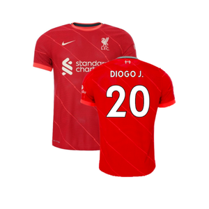 Liverpool 2021-2022 Vapor Home Shirt (Excellent) (DIOGO J. 20)_0