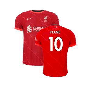 Liverpool 2021-2022 Vapor Home Shirt (Excellent) (MANE 10)_0