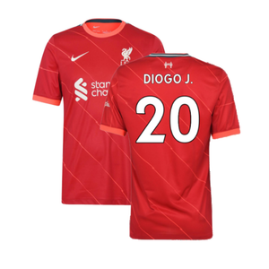 Liverpool 2021-22 Home Shirt (L) (Very Good) (DIOGO J. 20)_0