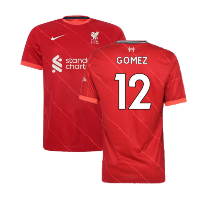 Liverpool 2021-22 Home Shirt (L)  (GOMEZ 12) (Excellent)