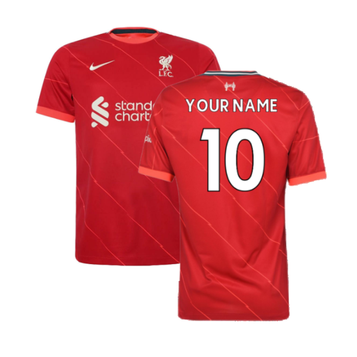 Liverpool 2021-22 Home Shirt (L)  (Your Name 10) (Excellent)