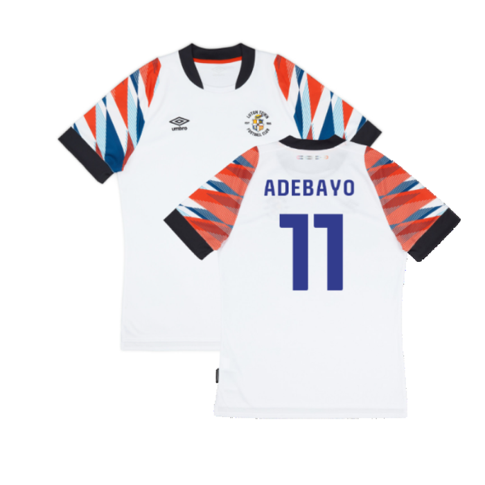 Luton Town 2022-23 Away Shirt (Sponsorless) (XL) (Very Good) (Adebayo 11)