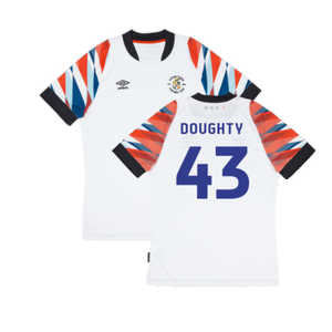 Luton Town 2022-23 Away Shirt (Sponsorless) (XL) (Very Good) (Doughty 43)_0