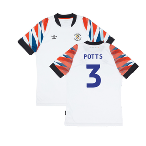 Luton Town 2022-23 Away Shirt (Sponsorless) (XL) (Very Good) (Potts 3)_0